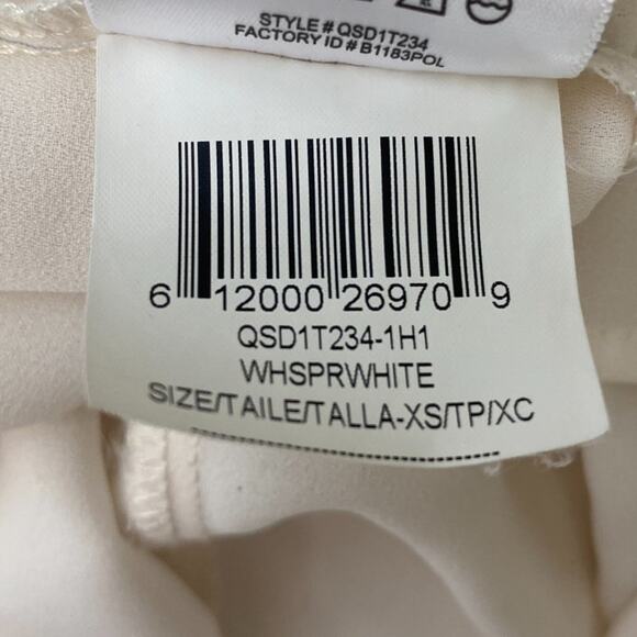 BCBGeneration Ivory Blouson 3/4 Sleeve Blouse Top - Picture 9 of 10